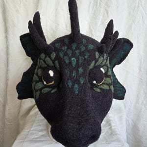 Lightweight Dragon Mask: Wearable Headpiece