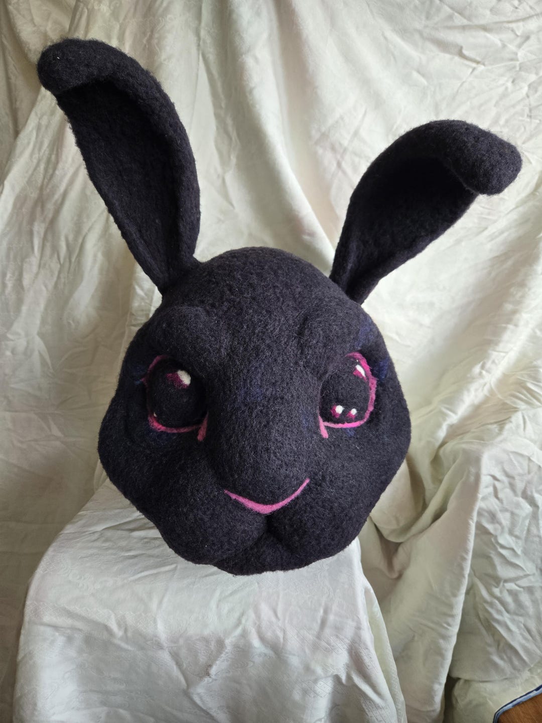 Bad Bunny Black Rabbit Mask - Etsy