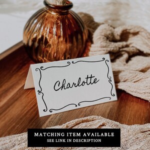 AMELIA - Wedding Bar Menu Template, Editable Hand Drawn Drink Menu ...