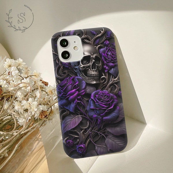 Gothic Skull case for Samsung s23 Ultra s22 Plus S21 Fe 5G S20 S10 Samsung A32 5G A12 5G A52 Samsung Note 20 10 9 Samsung A90 5G A80 sl405