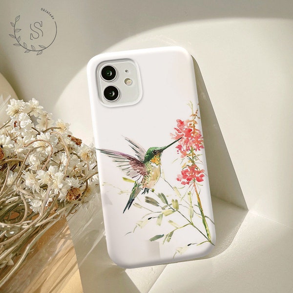 Hummingbird phone case IPhone 15 Plus 14 Pro Max IPhone 13 Pro IPhone 12 mini IPhone SE 2022 2020 IPhone 11 X XR XS IPhone 8 7 Plus 6 sl531