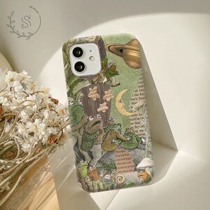 Frog and Toad phone case for Samsung s24 s23 s22 s21 s20 S10 Lite Note 20 10 Samsung S9 S8 S7 Samsung A52 5G A12 Galaxy Z Flip 3 4 5 sl495