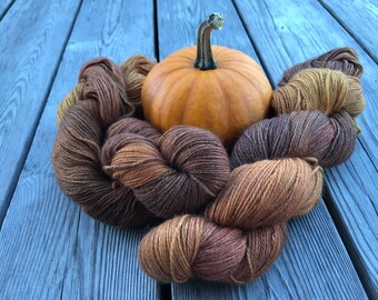 Amuse - Pumpkin Butter - 100% Baby Alpaca Fingering Yarn