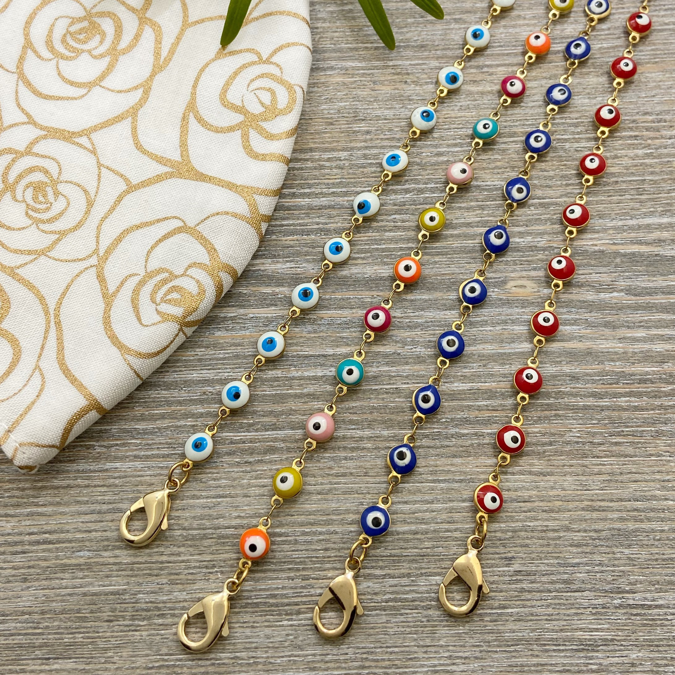 Evil eye mask chain for women, face mask lanyard adult, face mask hol…