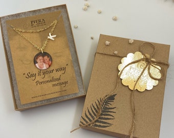 Aangepaste foto hanger ketting, herinnering foto ketting, betekenisvolle sieraden, huisdier foto ketting, foto hanger charme, gepersonaliseerd cadeau