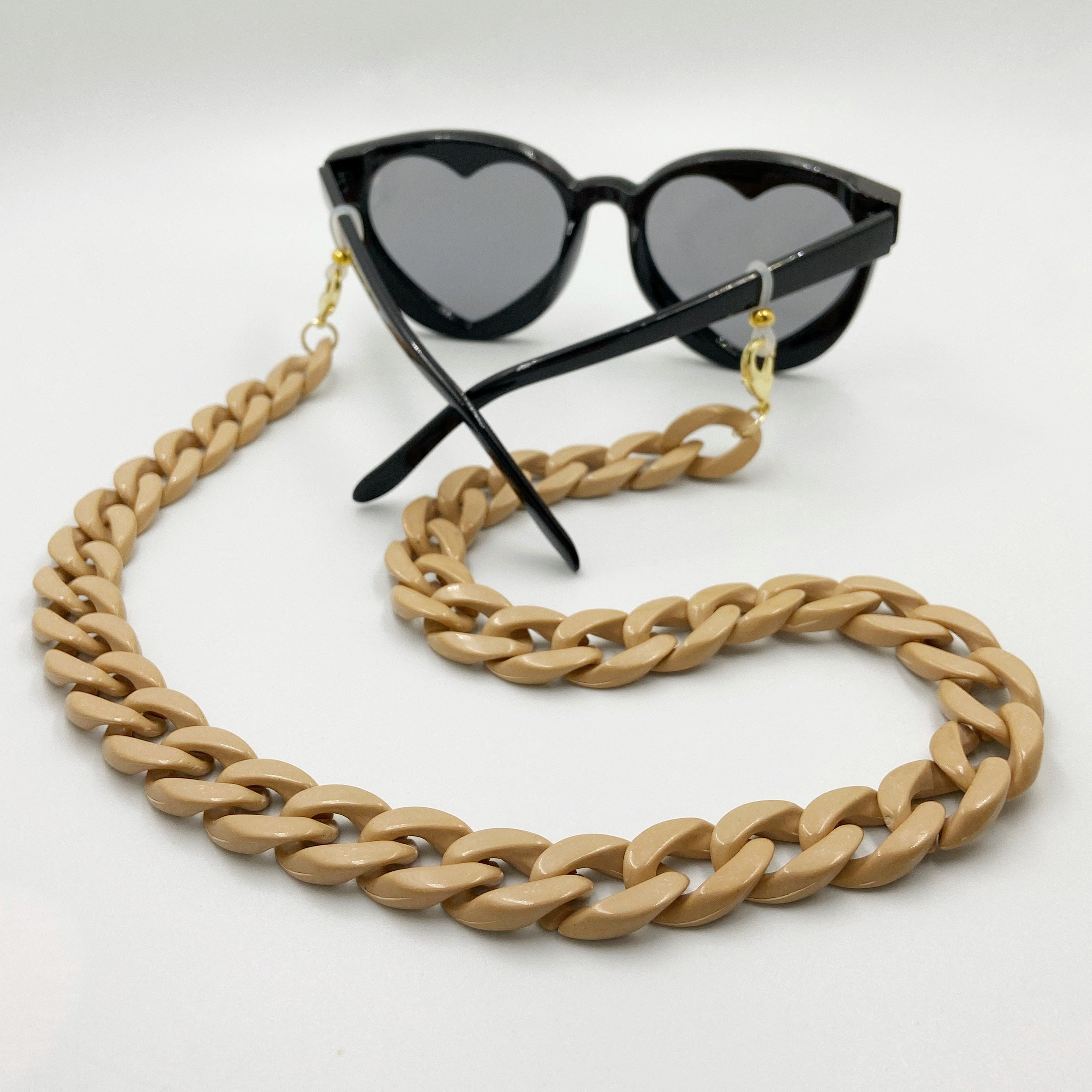 Acrylic sunglass chain sales