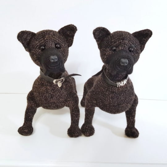 Pit Bull Dog Crochet Pattern PDF DIY Spep by Step (Download Now) Etsy
