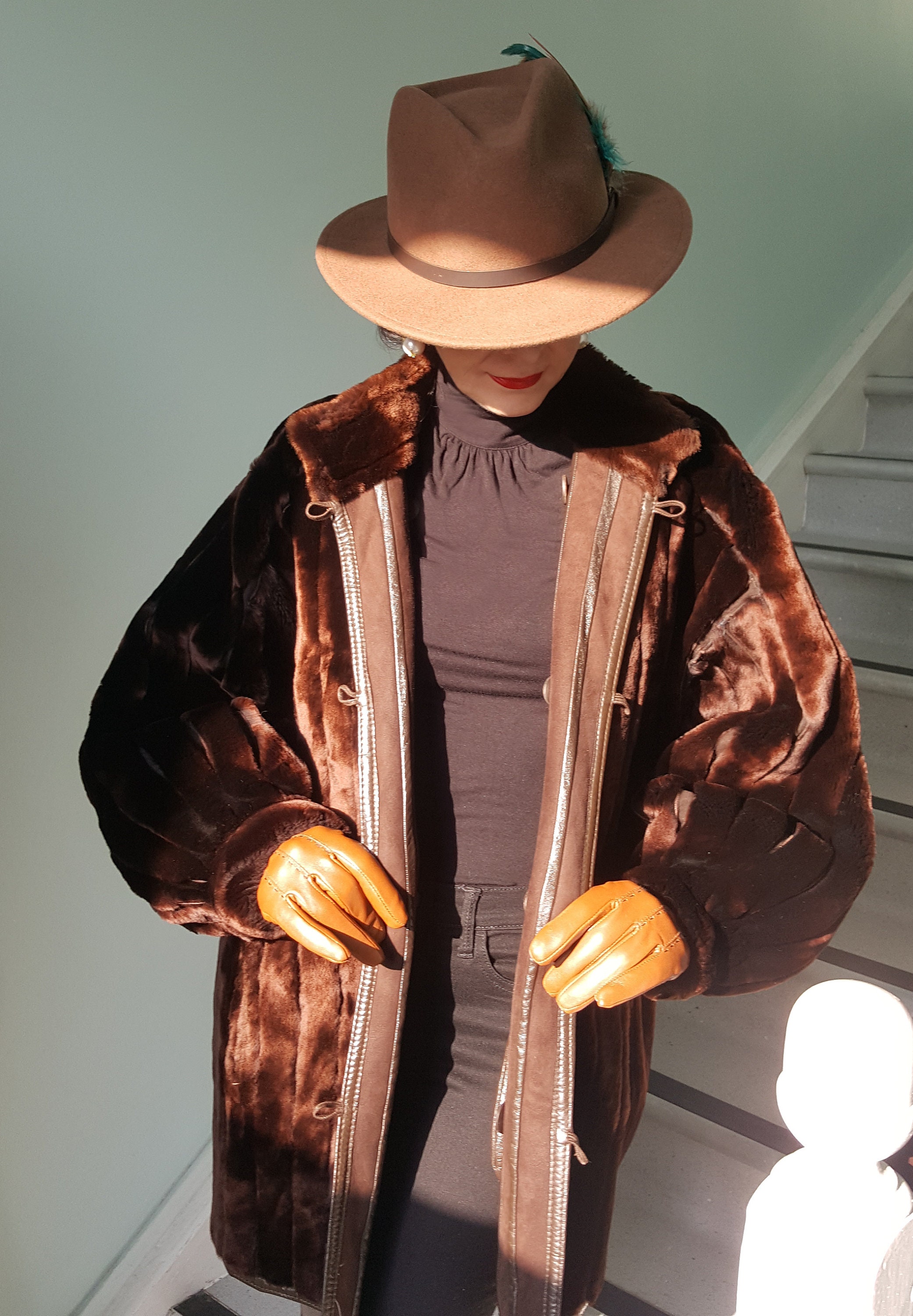 Sprung Freres ヴィンテージ クチュール リバーシブル シープスキン