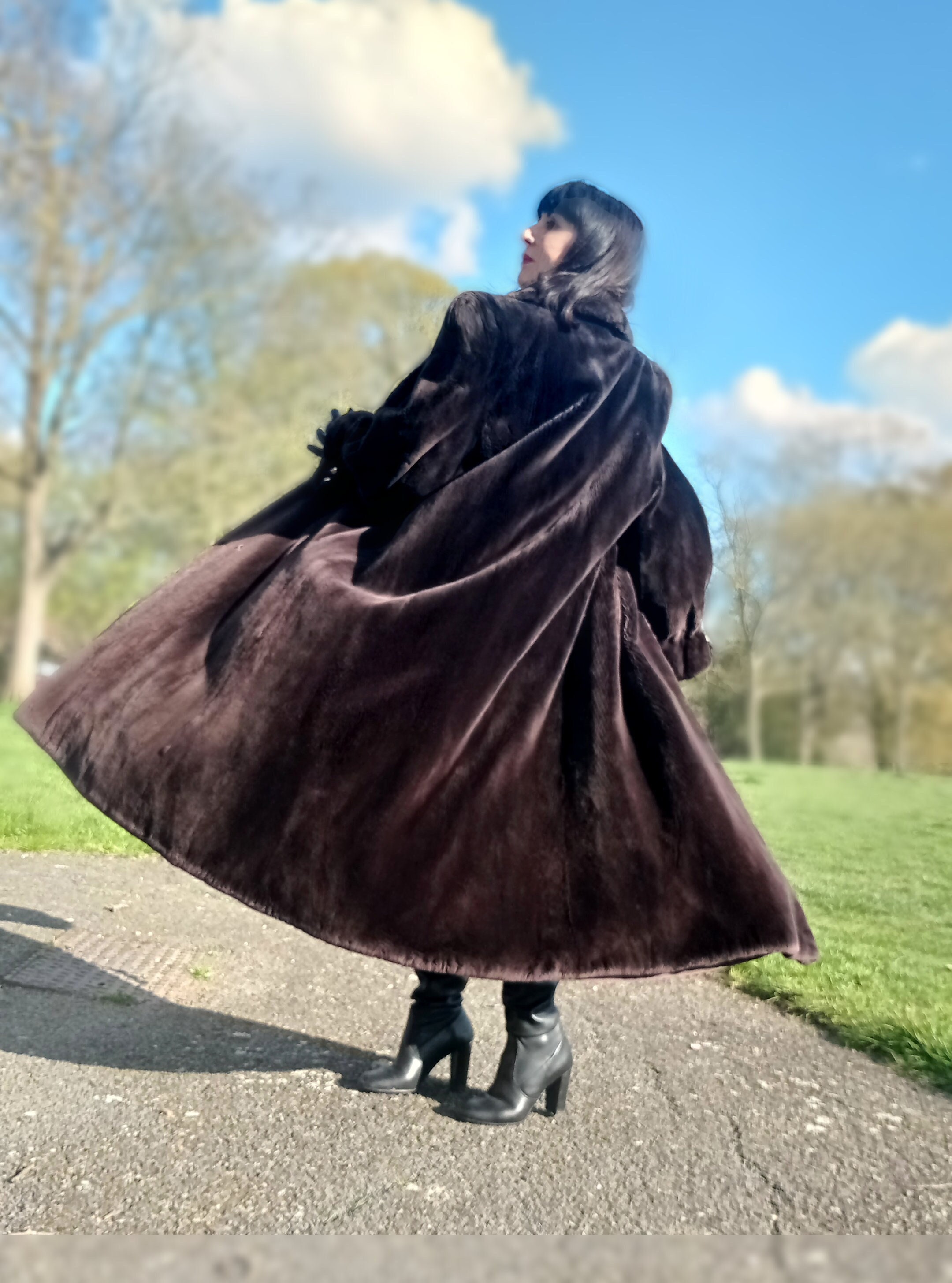 Nina Ricci Fur Coat - Etsy