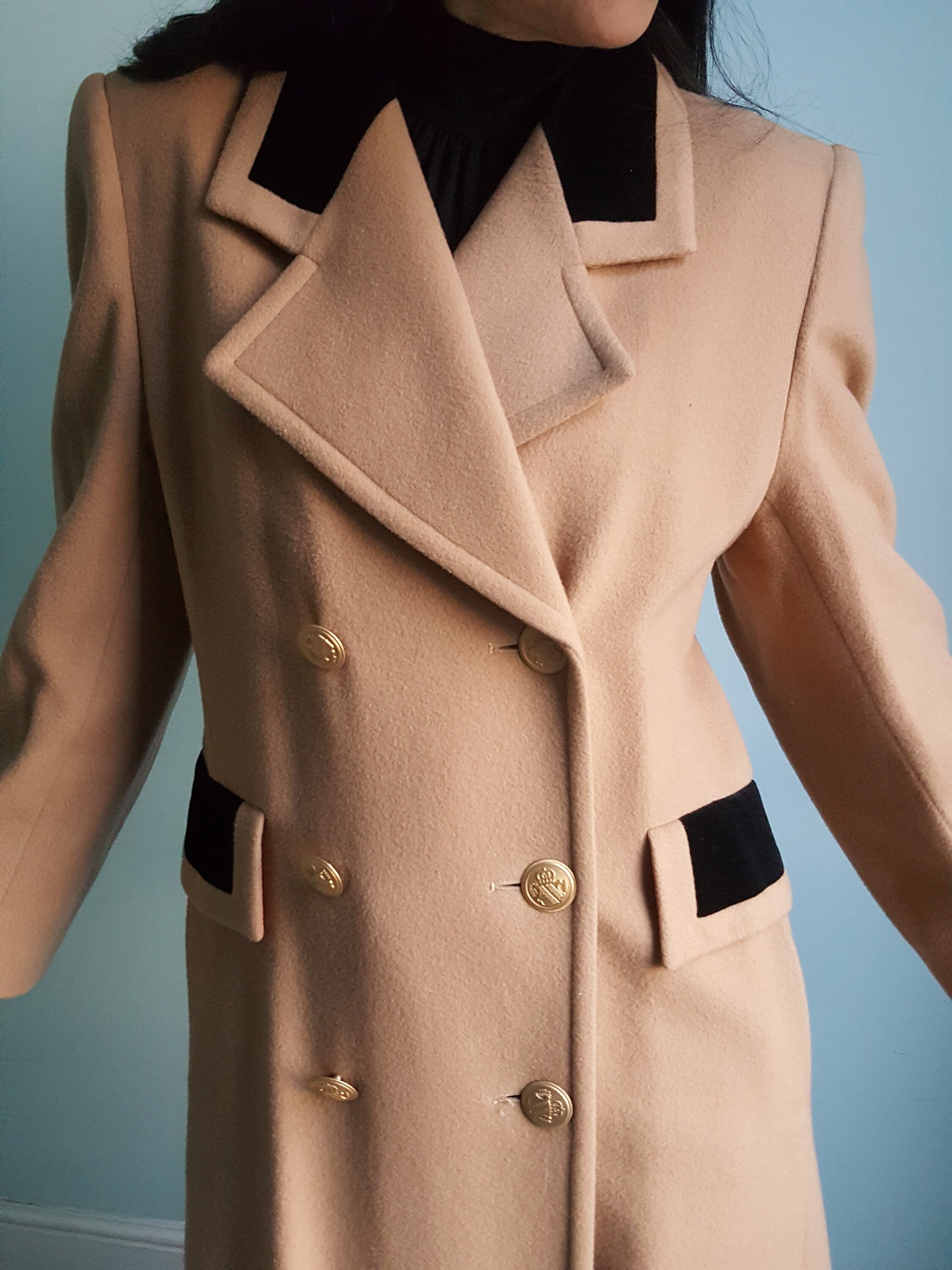 Vintage Harrods Coat by Mansfield Camel 