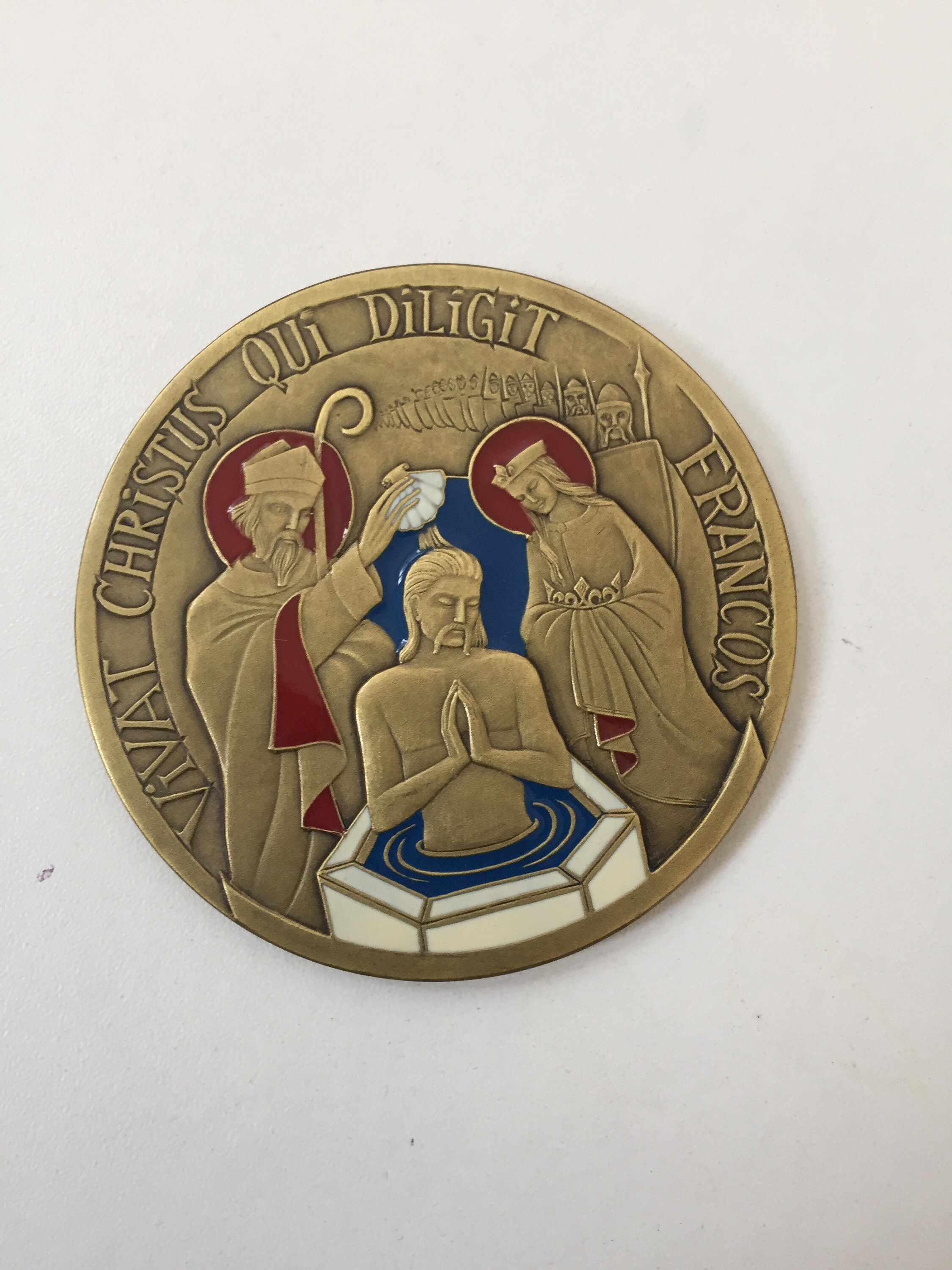 Médaille 15Ème Centenaire Du Bapthème de Clovis