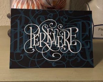 Persevere • Recovery Anniversary Card• 6 per pack! • One sided - 5" x 7"