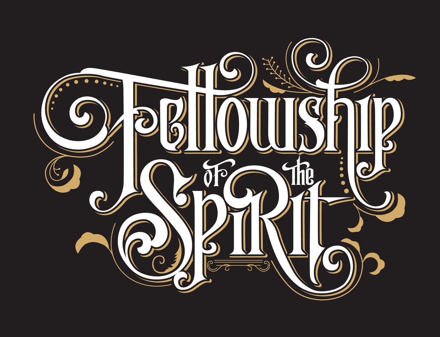 Inspirational Print The Fellowship of the Spirit 8 x Etsy