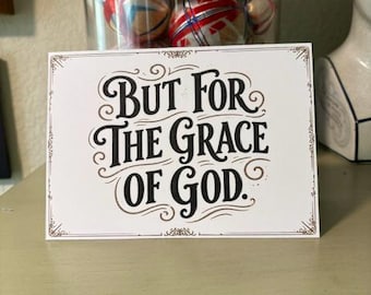 But for the Grace of God • Anniversary Cards • 6 per pack! • approx. 7" x 5" folded card