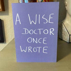 Un sage médecin a déjà écrit • 6 cartes de rétablissement
