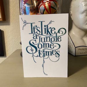 A veces es como una jungla • Paquete de 6 cartas
