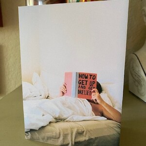 Aufstehen und anziehen. Beim Erwachen kommt Spiritual Hygiene mit Knopf! "6er-Packung ""Recovery"" Karten • 2-seitig 13cm x 18cm"