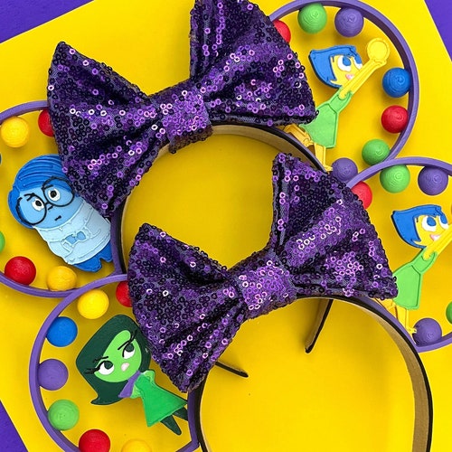 Core Memory Disney Ears Inside Out Minnie Ears Clearly - Etsy