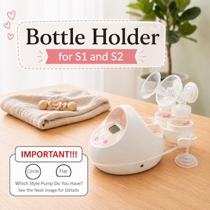 Bottle Holder for Spectra Breast Pump - Fits All S1 S2 Versions - Organize Your Space and Simplify Your Pumping Journey - Functional Design