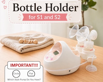 Bottle Holder for Spectra Breast Pump - Fits All S1 S2 Versions - Organize Your Space and Simplify Your Pumping Journey - Functional Design