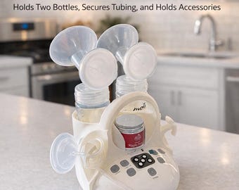 Bottle Holder for the Motif Luna breast Pump - Organize Your Space and Simplify Your Pumping Journey - Perfect Fit