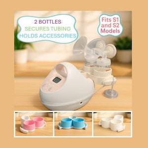Bottle Holder for Spectra Breast Pump - Fits All S1 S2 Versions - Organize Your Space and Simplify Your Pumping Journey - Functional Design