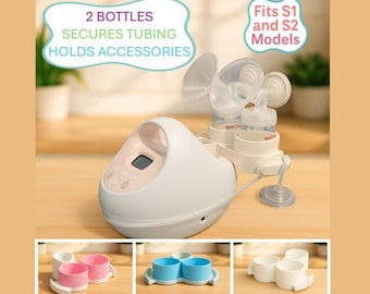 Bottle Holder for Spectra Breast Pump - Fits All S1 S2 Versions - Organize Your Space and Simplify Your Pumping Journey - Functional Design