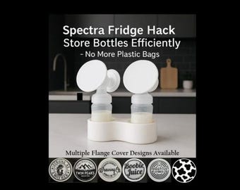 Copriflangia e portabottiglie Spectra - Trucchi per il frigorifero - Conserva le bottiglie in modo efficiente - Niente più sacchetti di plastica