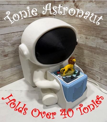 Toniebox Astronaut with Integrated Charger and Tonie Character Storage - Holds Up to 40 Tonie Characters