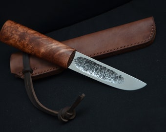 Forged knife, yakut knife, handmade knife