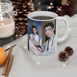 Tantai Jin Luo Yun Xi Chinese drama Coffee mug a perfect gift for CDrama fan, best friend gift Till The End of the Moon Leo Luo 4