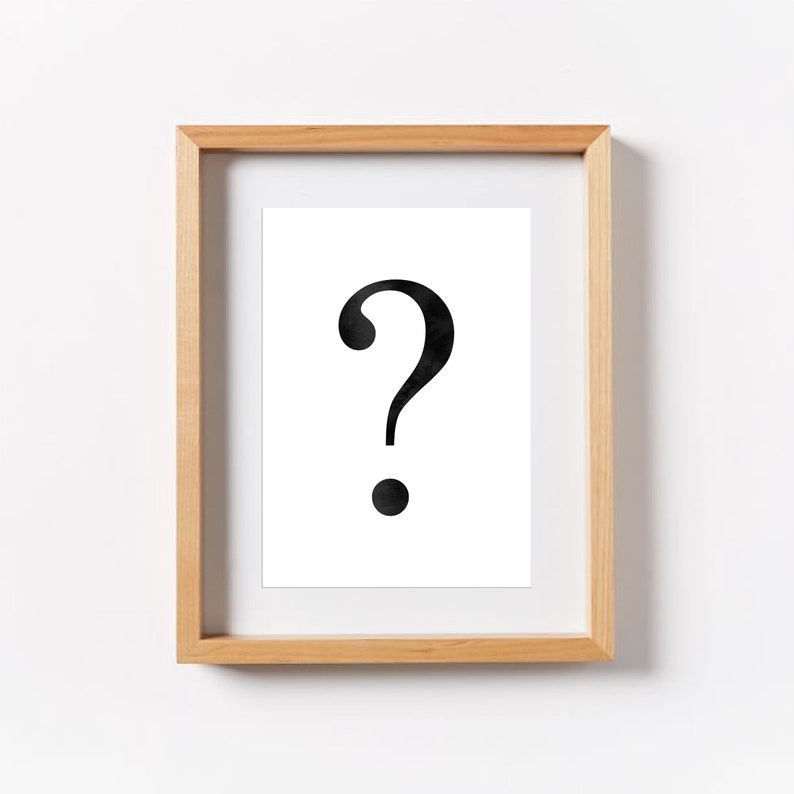 Ponder Mark PRINTABLE Artwork, Household Decor, Ground breaking Artwork, Typograpy Artwork, ? Signal, Black and White Artwork, Typography Artwork, Ground breaking Ponder Mark Artwork photograph about Printable Question Mark called Ponder Mark PRINTABLE Artwork, Dwelling Decor, Innovative Artwork, Typograpy Artwork, ? Indication, Black and White Artwork, Typography Artwork, Progressive Surprise Mark Artwork