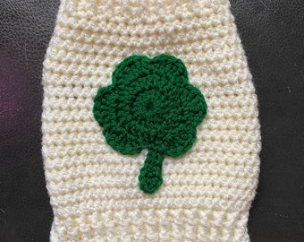 Shamrock Dog Sweater Available in Four Sizes