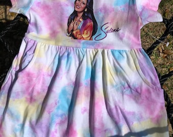 Tie Dye Selena Inspired Baby/Toddler Dress