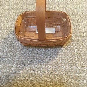 Longaberger 1996 Horizon van hoop mand met beschermer