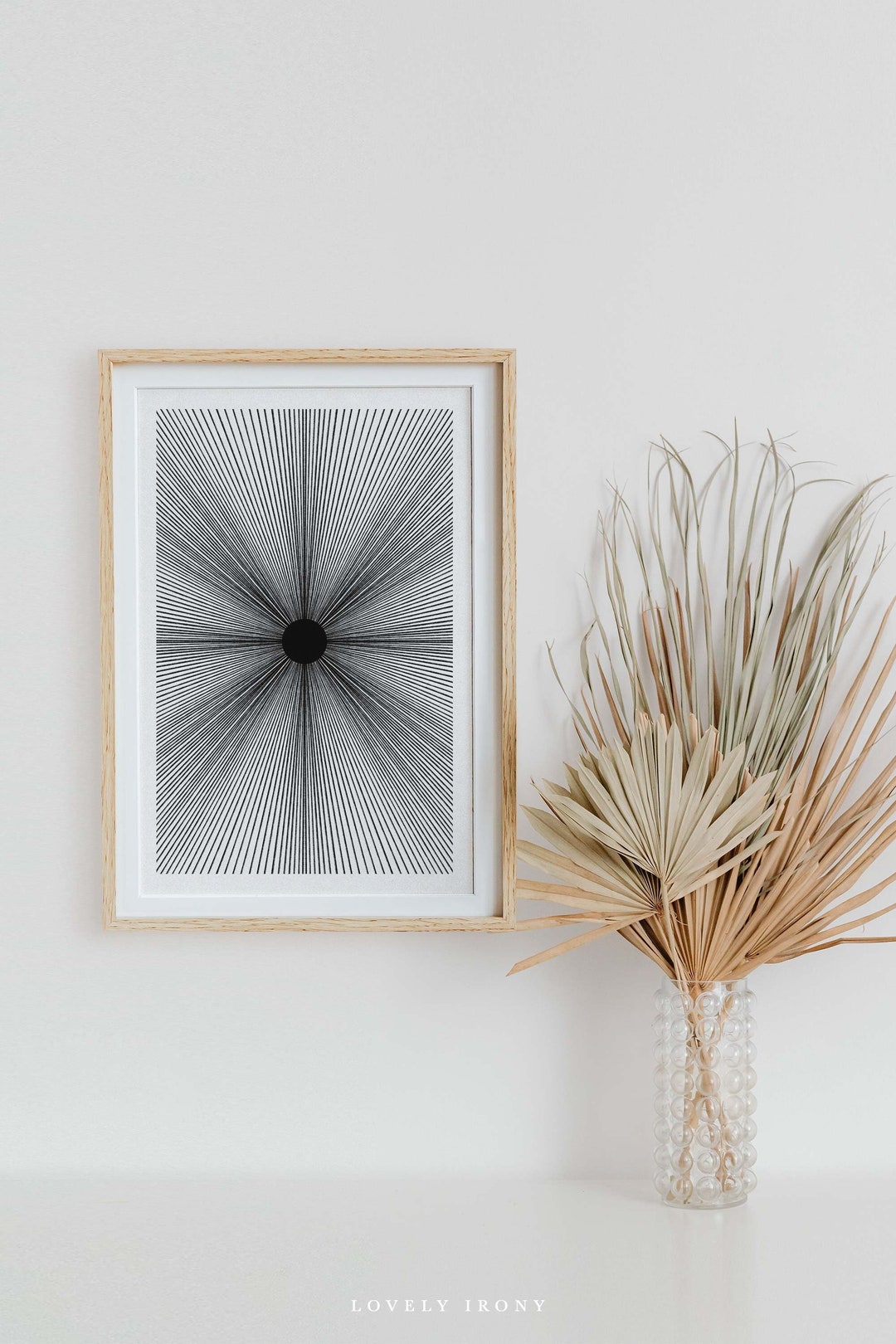 Printable Wall Art Black Sun Wall Art Abstract Art Abstract Etsy