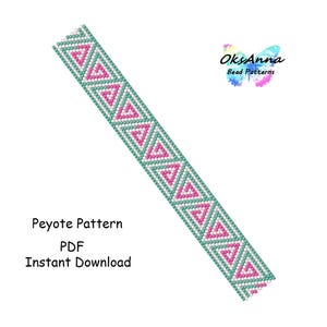 Peyote bracelet pattern Seed bead bracelet diy Beading pattern Even count Peyote Miyuki bracelet Beading tutorial Beadwork jewelry design