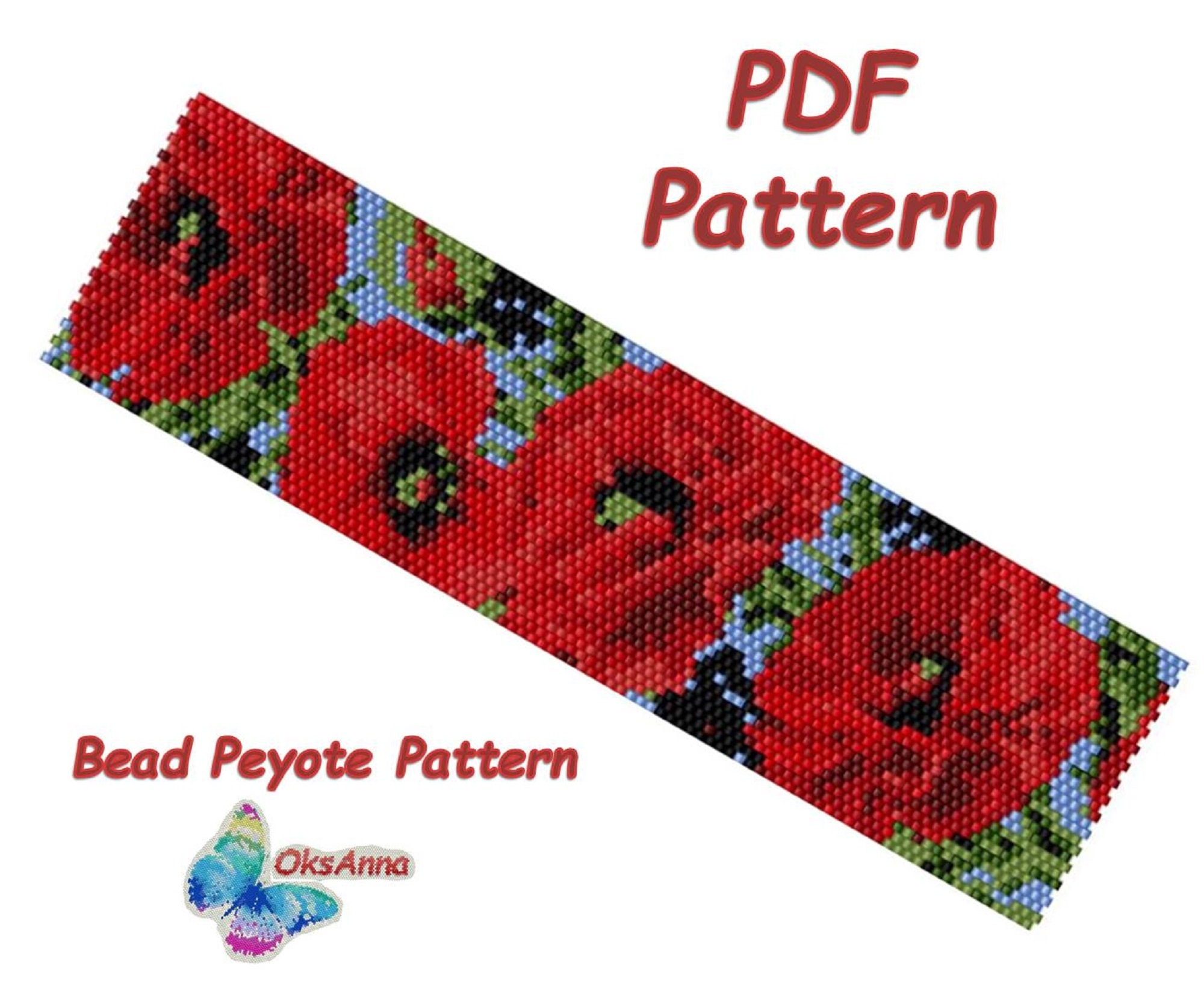 Striped Seed Bead Bracelets – Poppy Jewelry Designs