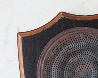 Objet mural vintage, diffuseur à flamme à gaz, art mural, décoration rustique moderne