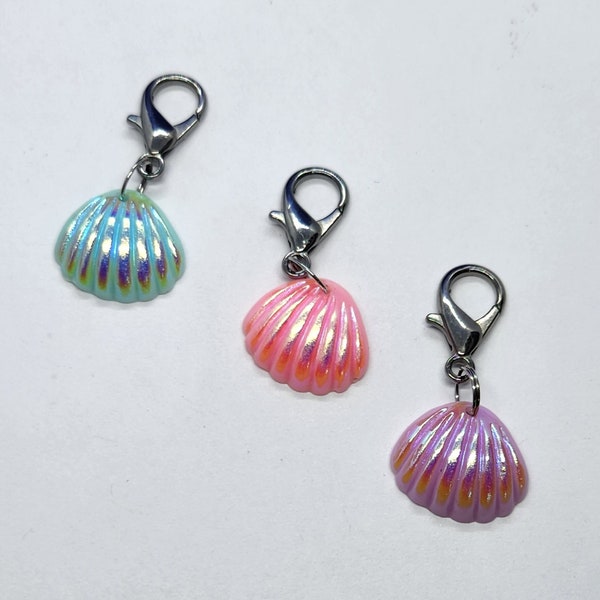 Seashell Zipper Pull Charms