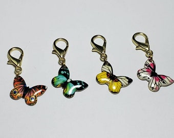 Butterfly Zipper Pull Charms