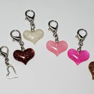 Zipper Repair Charms, Zipper Pull Heart Charm Rustic Graphite - for Repair  or Decorate Shoes, Purses, Keychains + More