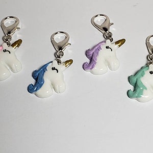 Unicorn Zipper Pull Charms