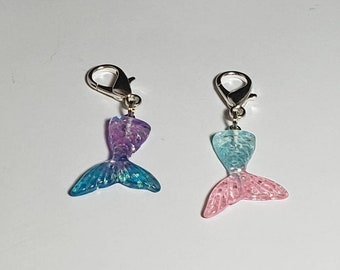 Mermaid Tail Zipper Pull Charms