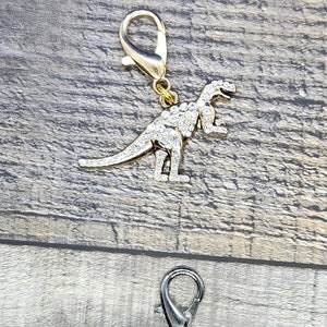 Dinosaur Zipper Pull Charms