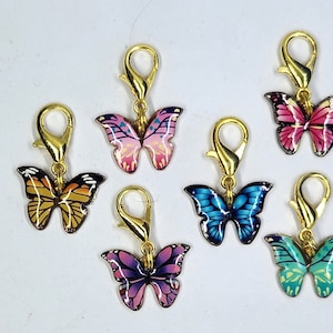 Butterfly Zipper Pull Charms