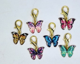 Butterfly Zipper Pull Charms