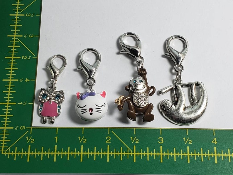 Animal Zipper Pull Charms Etsy