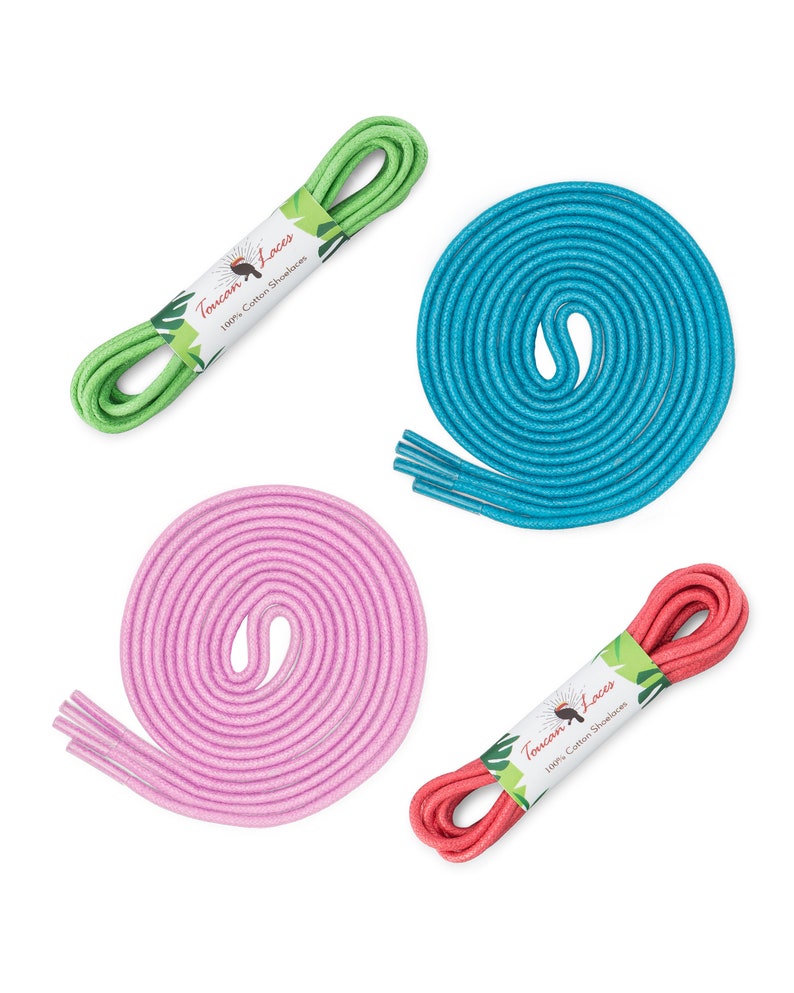 Dress Shoe Laces 7 Pairs in Aqua Blue Laces Hot Pink Shoe Etsy