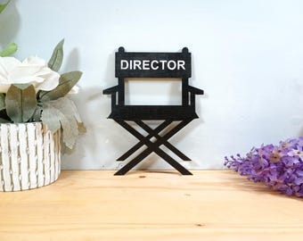 Wooden Movie Directors Chair, Movie Set Décor, Film Directors Chair, Drama Class Décor, Movie Lover Gifts, Film Set